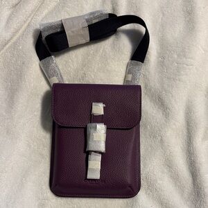 Coach Purple Leather Crossbody Bag